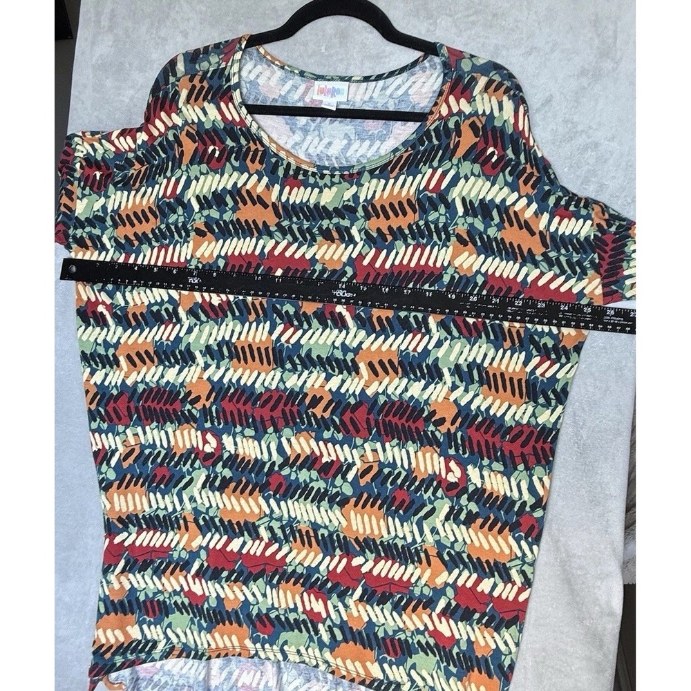Lularoe Shirt Womens Small Irma Ladies Tunic Multi Color Loose Stretch Soft - Picture 4 of 5